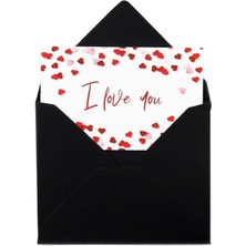 Leaf Shop Siyah Renk Mini Zarf (10'lu Set)