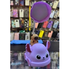 TeknoBeyza Sevimli Figürlü Şarjlı Masa Lambası - Esnek Gövdeli Dokunmatik Gece Lambası (Retro Telefon & Araba Serisi)