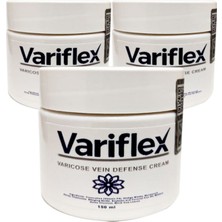 Variflex 150 ml Varicosel Cream Büyük Boy Bacaklara Krem 3 Adet