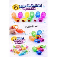 Emrah Gültekin 5 Adet Su Yüzüğü Oyuncak ve 5 Adet Şeker Çocuklar Için Okul Ramazan Bayram Dağıtmalık