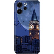Nurdic Oppo Reno 15 - 15F 5g Uyumlu Kılıf Resimli Desenli Silikon Galata Moon