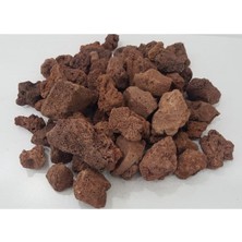 Leaf Shop Kırmızı Pomza Taşı 15-25 mm 9 kg Volkanik Ponza Lav Taşı Ponza Kaktüs Sukulent Pomzası Tarım Pomzası