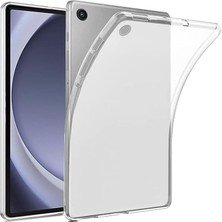 Leaf Shop Galaxy Tab A9 Şeffaf Kılıf Silikon Tablet Kılıfı Ultra Ince Buzlu Şeffaf Kılıf (Tab A9)