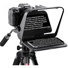 Leaf Shop RT02 Tabletler ve Akıllı Telefonlar Için Uzaktan Kumandalı Üniversal Teleprompter
