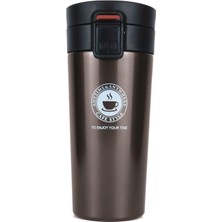 Leaf Shop Bardak Termo Kupa Kahve Kapak Travel Mug Seyehat Kupası Bardak To Go Thermo Kahve Fincanı Kahve Sızdırmaz Yalıtımlı Yalıtımlı Fincan Auto Mug Kahve Autobecher Bpa Içermeyen Termos 380 M