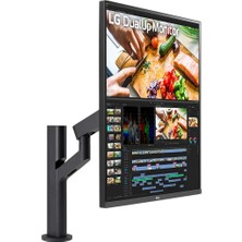 Leaf Shop 28MQ780-B 27,6 Inç Dual Up 16:18 Ergonomik Standlı 2k Qhd (2560 x 2880) Nano IPS Panel Monitör