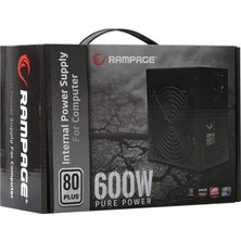 Leaf Shop RMP-600-80P 600W 80 Plus 12CM Fan Aktif Pfc Power Supply