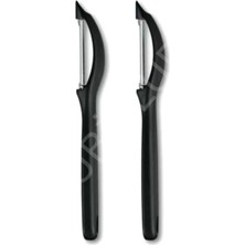 Leaf Shop Siyah 2'li Yassı Meyve Sebze Soyacağı 7.6075(2 Adet)