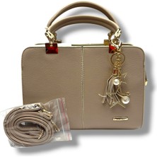 Janussi 2015-26 Baskı Deri El ve Omuz Askılı Kadın Çanta