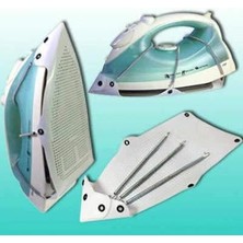 Leaf Shop Yanmaz Yapışmaz Parlatmaz Teflon Ütü Altlığı Tüm Ütülere Uyumlu Yaylı Ütü Tabanı K76YT6