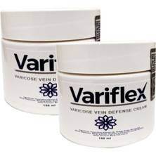 Variflex Varicose Vein Defense Cream 150 ml Bacak Kremi 2 Adet
