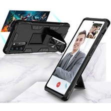 Leaf Shop Samsung Galaxy Note 20 Siyah Alp Standlı Silikon Kılıf Orijinal Esnek Ince Geliştirilmiş Dayanıklı Darbe Karşıtı Koruyucu Yeni Nesil Tasarım [galaxy Note 20 ile Uyumludur !!!]