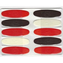 Leaf Shop Saz Bağlama Için 10 Adet Mızrap Kılıflı Tezene EST210