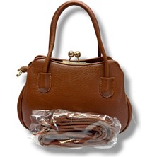 Janussi 2013-26 Baskı Deri El ve Omuz Askılı Kadın Çanta