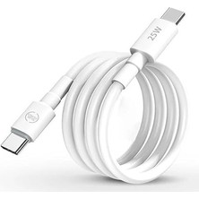 Leaf Shop C To Type C Şarj Kablosu 30W 2 Metre Uzun Pd Çift Taraflı USB C Hızlı Şarj ve Data Kablosu Beyaz