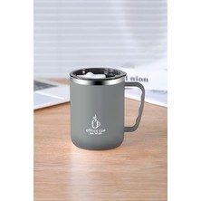 Leaf Shop L Çelik Gri 500 ml Kahve El Termos Kupa Mug CIN557GR