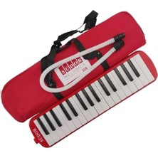 Leaf Shop Sürdor Melodika 32K Tuşlu Melodika Bez Çantalı Kırmızı Renk