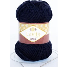 Leaf Shop Yarn Gold Kalın Kışlık El Örgü Ipi Taka Yarn… (9779-LACIVERT)