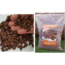 Leaf Shop Pomza 5 Litre 3-8 mm Kırmızı Pomza Taşı Lav Taşı Volkanik Ponza