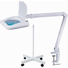 Leaf Shop 6020-8 Hem Ayaklı Hem Masaüstü Ledli ´köşeli Lensli´ Büyüteç