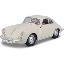 Leaf Shop Collezione Bburago 18 – 22079 – 1: 24 Porsche 356B Coupé 1961, Çeşitli Renklerde, Renk Seçilebilir Değildir