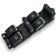 After Seat Toledo 1999-2004 Sol Ön Kapı Cam Açma Düğmesi Takım Kromlu 1J4959857D