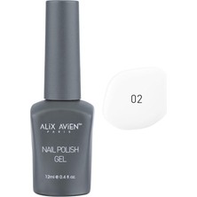 Leaf Shop Avıen Uv Kalıcı Beyaz Jel Oje 02 - Gel Polish- 12 ml