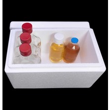 Leaf Shop Soğuk Korumalı Strafor Köpük Kutu 4kg Hacimli 29X23X18CM Izoleli Termoskap Soğuk Zincir Kolisi