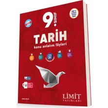 Limit Yayınları Limit 2025 9. Sınıf Tarih Konu Anlatım Föyleri Güncel Müfredat