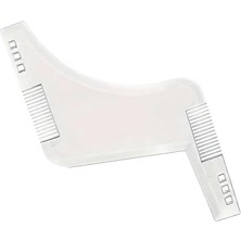 Leaf Shop Bıyık Bakım Şekillendirme Şablonu, Sakal Tarağı,