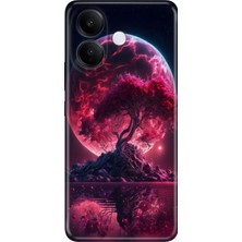 Nurdic Vivo V60 Lite 5g Uyumlu Kılıf Resimli Desenli Silikon Red World