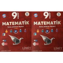 Limit Yayınları 2024-2025 9 Sınıf Matematik Yeni Maarif Modeli Güncel Videolu Konu Anlatım Seti