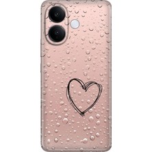 Senada Vivo V60 Lite 5g Kılıf Desenli Baskılı Tpu Rubber Kapak Kalbim