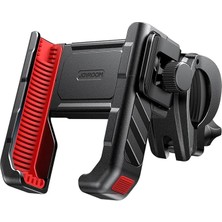 Leaf Shop JR-ZS266 Bisiklet-Motosiklet Kıskaçlı Telefon Tutucu 4.7"-7" Gidon Tipi Universal Motor Tutucu Yüksek Kalite