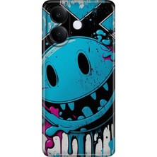 Adasena Vivo V60 Lite 5g Kılıf Desenli Baskılı Tpu Rubber Kapak Vintage Wall