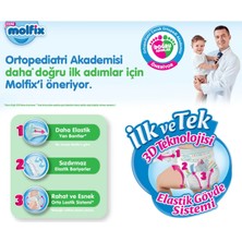 Molfix Ultra Fırsat Paketi 6 Bebek Bezi 15+ kg Bantlı Bez 62 Adet Esnek Kavrama ile Rahatlık