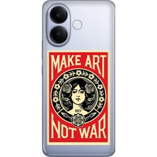 Nurdic Vivo V60 Lite 5g Uyumlu Kılıf Silikon Desenli Tam Koruma Resimli Make Art