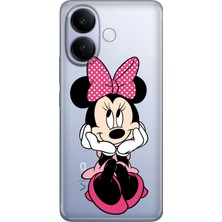 Nurdic Vivo V60 Lite 5g Uyumlu Kılıf Silikon Desenli Tam Koruma Resimli Minnie Karakter