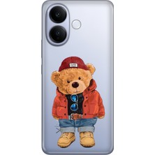 Nurdic Vivo V60 Lite 5g Uyumlu Kılıf Silikon Desenli Tam Koruma Resimli Teddy Bear