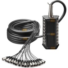Leaf Shop Merz STAGE-16C-20M 16 Kanal 20 Metre Multicore Kablolu Hazır Stage Box