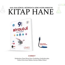 Limit Yayınları 2025-2026 9. Sınıf Biyoloji Soru Bankası Yeni Nesil Sorularla Güçlendirilmiş Güncel Müfredat