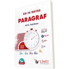 Limit Yayınları Kronometre Paragraf Soru Bankası 2024 Baskı Üniversite Hazırlık İçin Özel