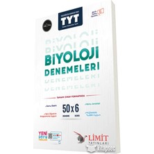 Limit Yayınları 2024 - 2025 Müfredat Yeni Nesil Tyt Biyoloji Denemleri
