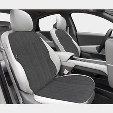 Leaf Shop Vodina Serisi Tay Tüyü Cepli Oto Koltuk Minder Seti Koltuk Koruma Kılıfı Ön Arka Set Füme