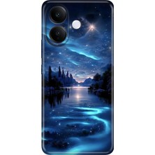 Nurdic Vivo V60 Lite 5g Uyumlu Kılıf Resimli Desenli Silikon Gece Yarısı