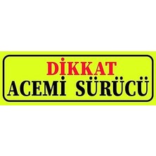 Leaf Shop Acemi Sürücü Vantuzlu, Dekor,sök Tak Dekor Plaka