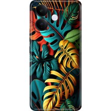 Adasena Vivo V60 Lite 5g Kılıf Desenli Baskılı Tpu Rubber Kapak Renkli Orman