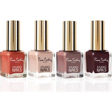 Pierre Cardin Studio Nails 4'lü Oje Seti Mükemmel Kapatıcılık ve 7 Güne Kadar Kalıcı Etki