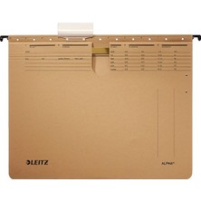 Leaf Shop Alpha Askılı Dosya, Telli, A4, Kese Kağıdı Rengi, 10'lu Paket, 19143000