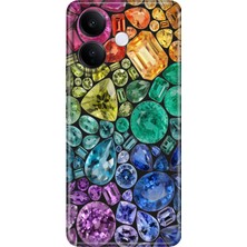 Senada Vivo V60 Lite 5g Kılıf Desenli Baskılı Tpu Rubber Kapak Elmas 444